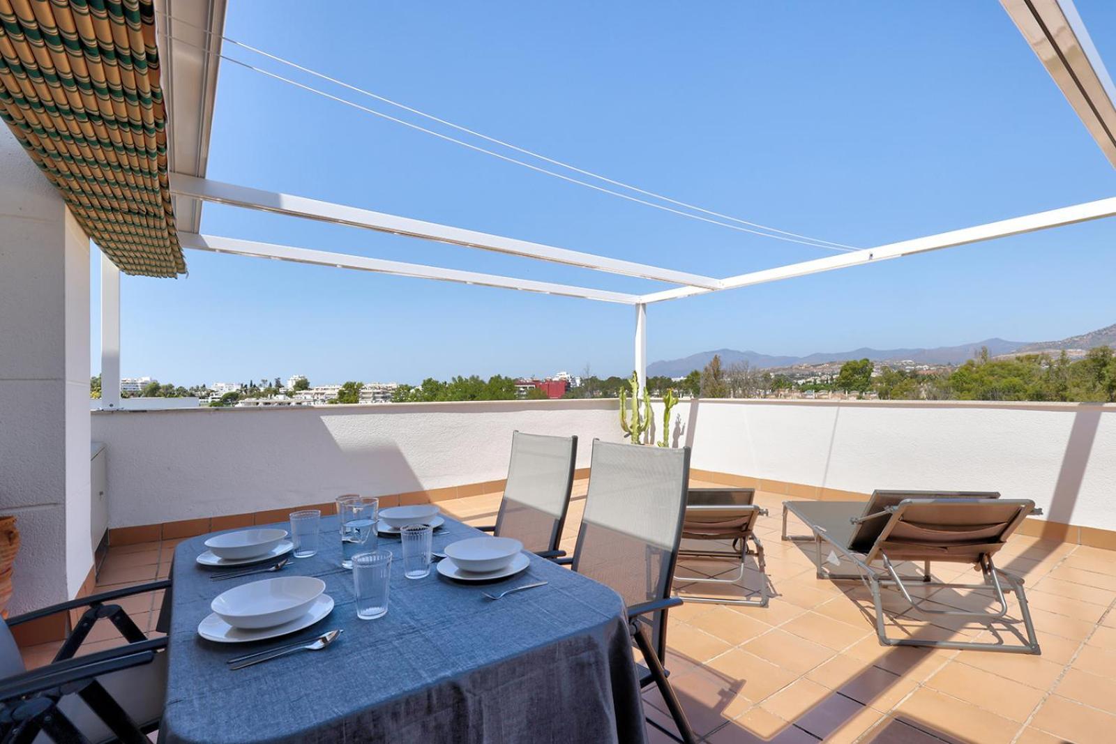 Bright Penthouse With Swimming Pool In Marbella Daire Dış mekan fotoğraf